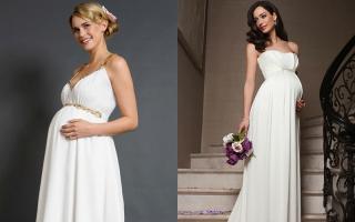 Красивые свадебные платья для беременных (50 фото) — Лучшие фасоны для стильных невест Варианты свадебных платьев для беременных